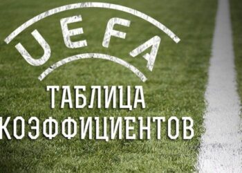 Украина улучшает свое положение в Таблице коэффициентов УЕФА