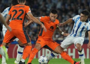 «Реал Сосьедад» упустил победу над «Интером», разыграв ничью в 1-м туре группового раунда Лиги чемпионов