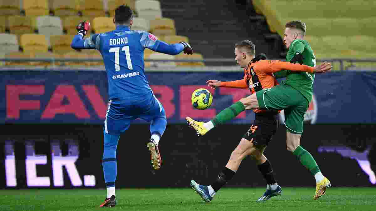 «Шахтер» потерял очки в матче 15 тура УПЛ против «Полесья»