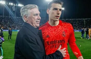 Анчелотти выбрал Андрея Лунина основным кипером мадридского «Реала» на вторую часть сезона