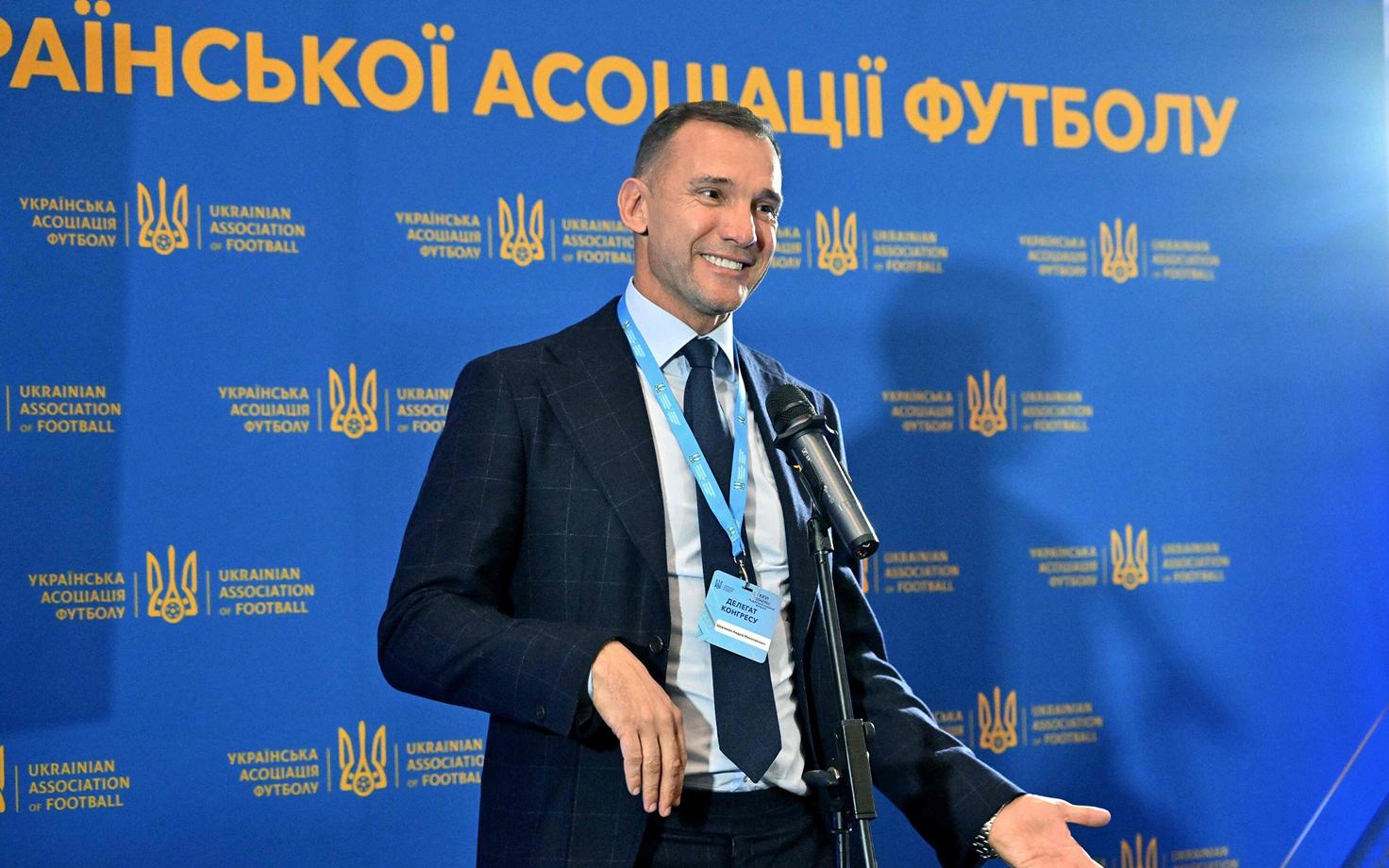 Андрей Шевченко возглавил Украинскую ассоциацию футбола