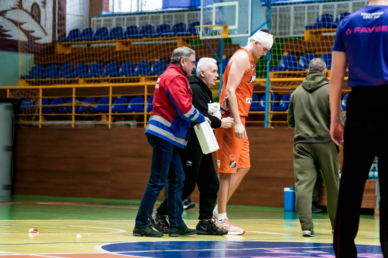 Сергію Скірі наклали декілька швів після моторошного зіткнення в матчі Суперліги Favbet