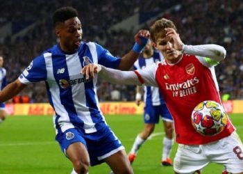 «Порту» в компенсированное время выгрыз минимальную победу у «Арсенала» в первом матче 1/8 финала Лиги чемпионов