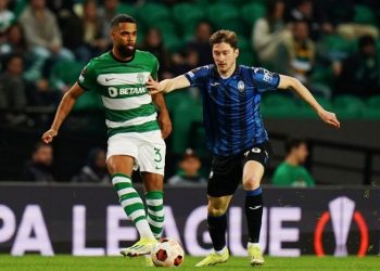 «Спортинг» и «Аталанта» расписали ничью в первом матче 1/8 финала Лиги Европы