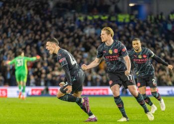 «Манчестер Сити» разгромом над «Брайтоном» вернул себе 2 место в турнирной таблице АПЛ