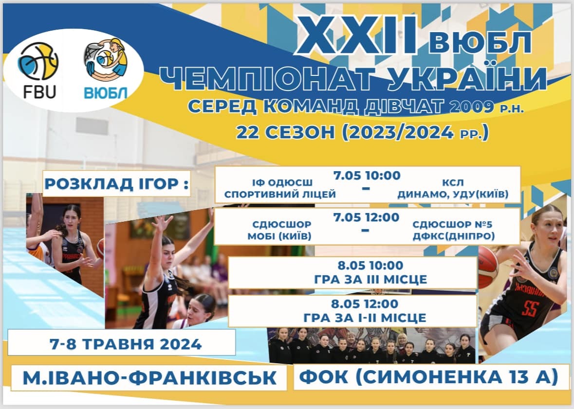 Фінал чотирьох ВЮБЛ серед дівчат 2009 року: відеотрансляція 7 травня