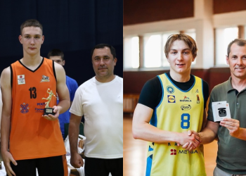 Українці литовського Торнадо: Григорій Леськів виграв Taiklusis Tornadietis, а Захар Покойовий завоював медаль Coppa Alberto Giova-2024 — Федерація баскетболу України