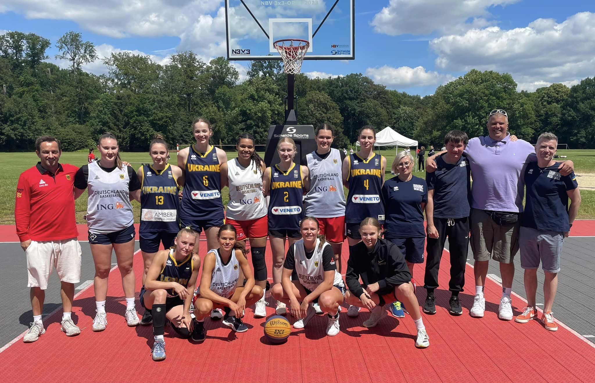 Жіноча збірна України U-23 з баскетболу 3х3 провела контрольні зустрічі з Німеччиною