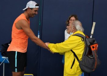 Надаль сыграл в теннис с 97-летним украинцем — Теніс