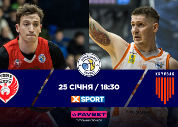 Суперліга Favbet: відеотрансляція матчів 25 січня — Федерація баскетболу України