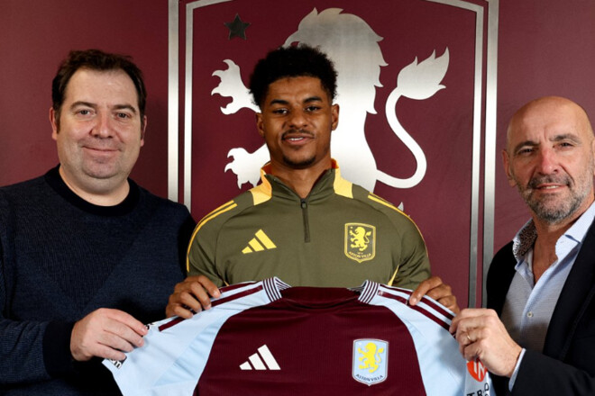 «Астон Вилла» арендовала звезду «Манчестер Юнайтед» Маркуса Рашфорда