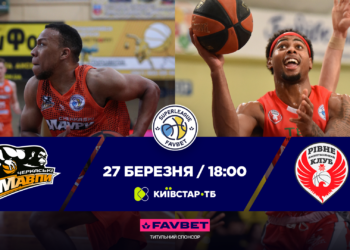 Суперліга Favbet: відеотрансляція матчів 27 березня — Федерація баскетболу України