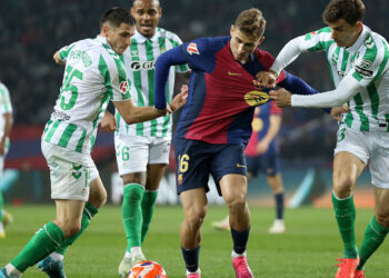 «Барселона» потеряла важнейшие очки в матче против «Бетиса» в 30 туре Ла Лиги