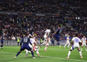 «Манчестер Юнайтед» на последних секундах упустил победу над «Лионом» в первом матче ¼ финала Лиги Европы