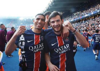 «ПСЖ» минимальной победой над «Анже» досрочно взял чемпионский титул французской Лиги 1 сезона 2024/25