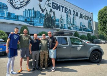 БК Дніпро передав авто для ЗСУ — Федерація баскетболу України