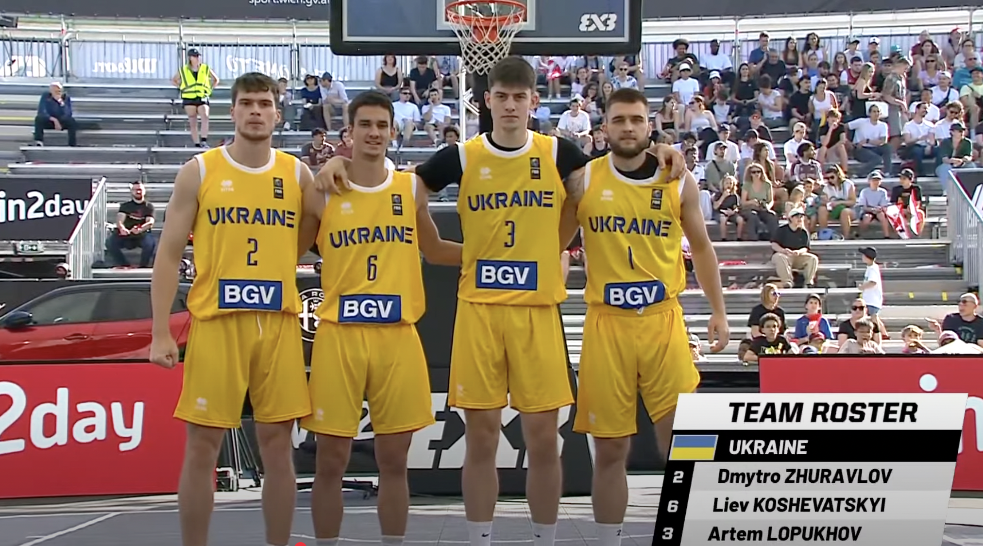 Ліга націй 3х3: Чоловіча збірна України перемогла Австрію та вийшла у фінал першого стопу