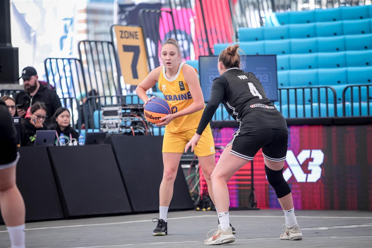 Ліга націй 3х3: жіноча збірна U-23 програла стартовий матч