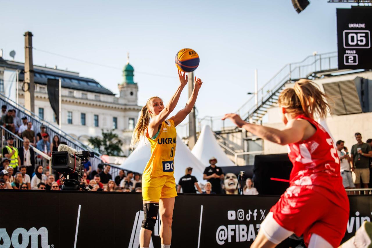 Ліга націй 3х3: жіноча збірна України U-23 поступилась Іспанії в фіналі 