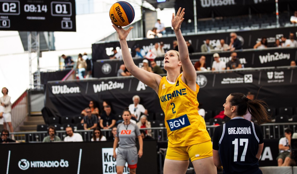 Збірна України 3х3 з першого місця вийшла в чвертьфінал Жіночої серії у Відні