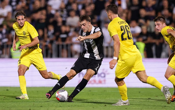 «Александрия» вылетела из Лиги конференций после разгромного поражения от сербского «Партизана»