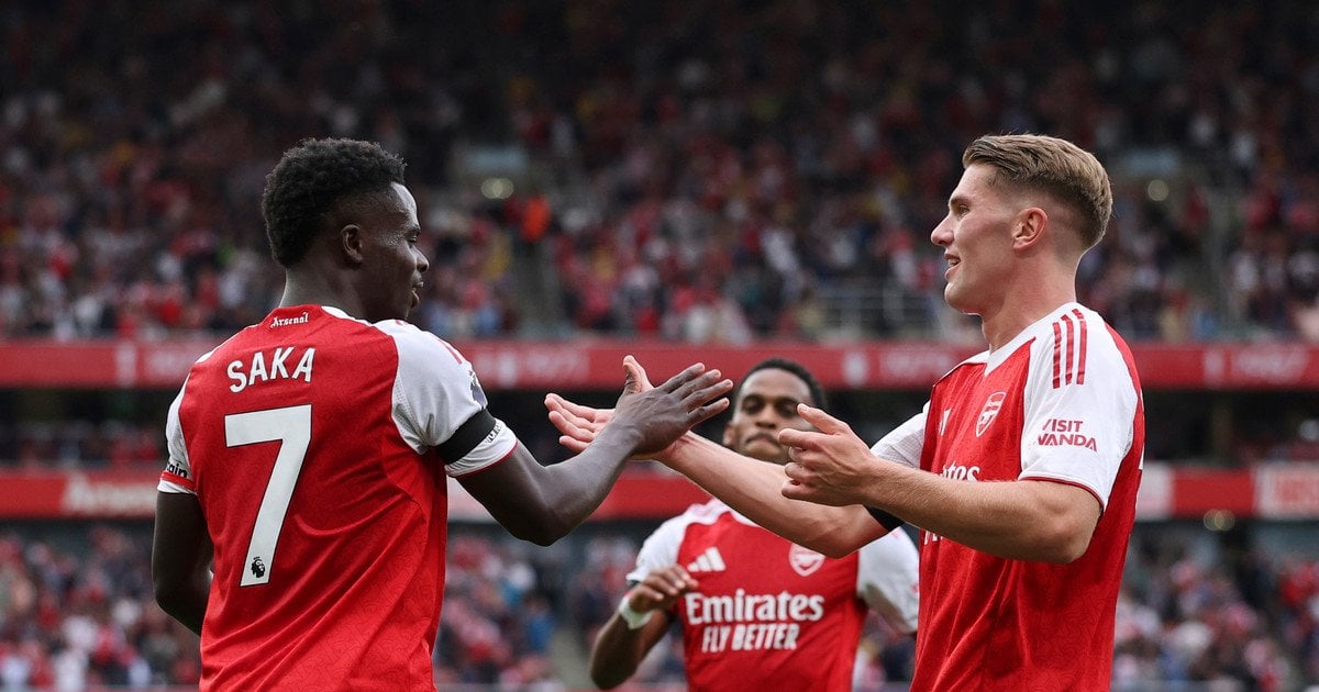 С травмой Сака. «Арсенал» без Зинченко разгромил «Лидс Юнайтед», возглавив таблицу АПЛ