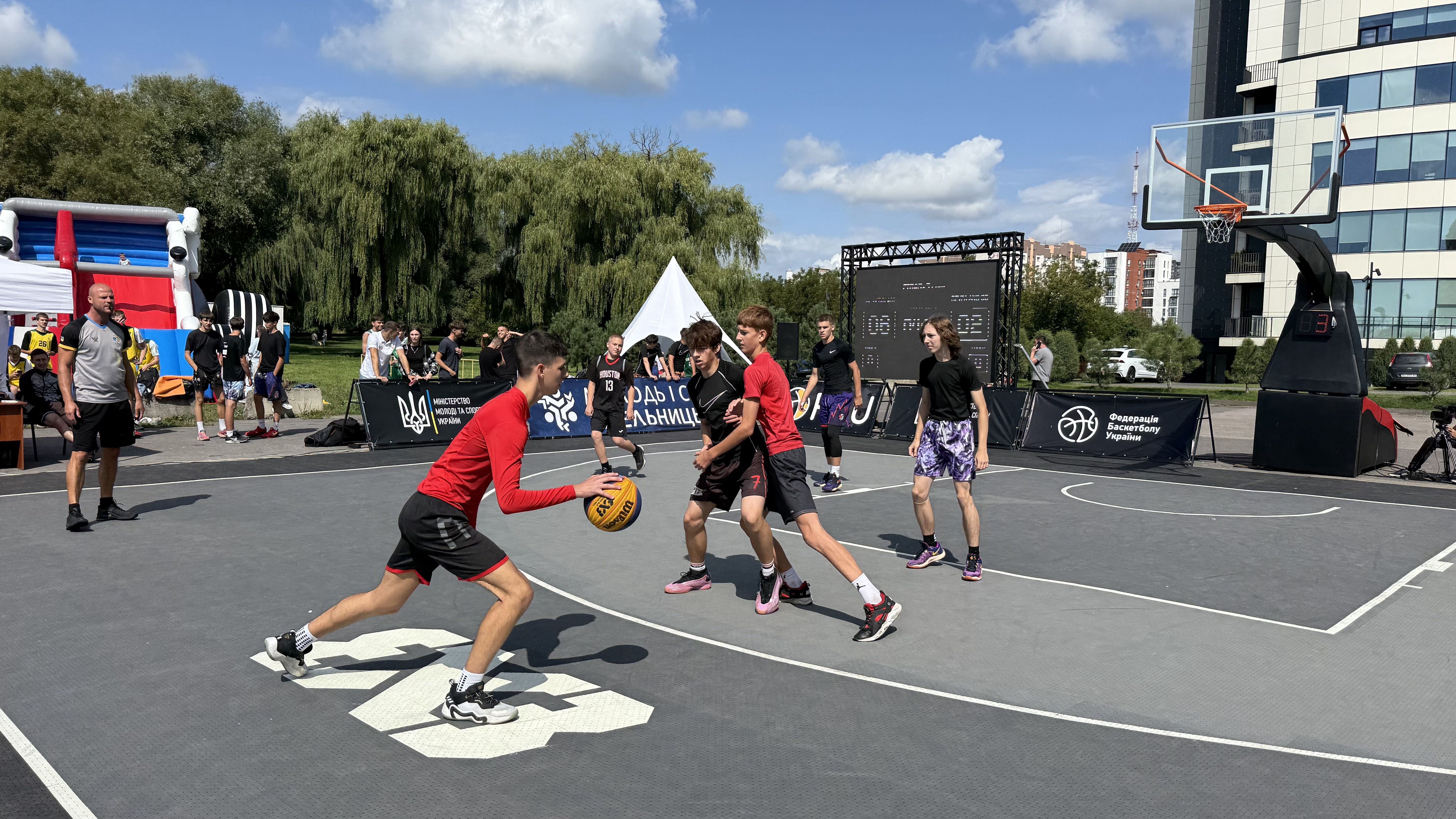 У Хмельницькому розпочався чемпіонат України 3х3 серед юнацьких команд