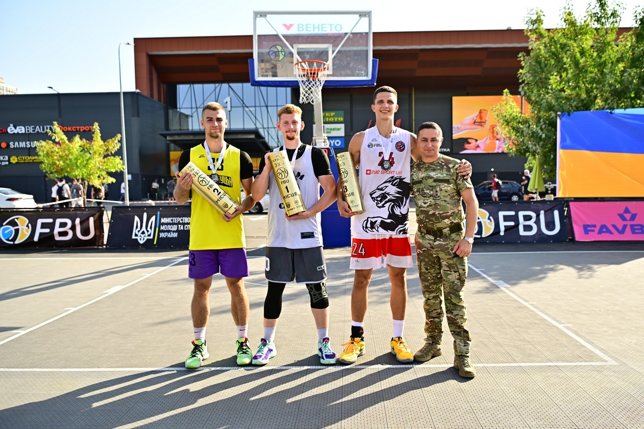 Призери Кубку України-2025 з баскетболу 3х3 отримали ексклюзивні нагороди — Федерація баскетболу України
