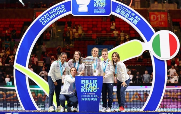 Выигравшие у Украины итальянки стали победительницами Кубка Билли Джин Кинг — Теніс