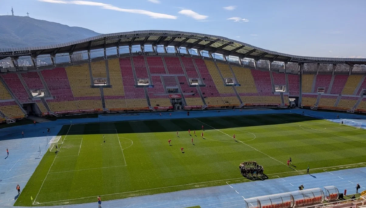 Національна арена Тоше Проескі / Фото Марка Головченка