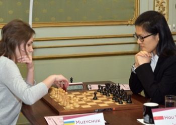 Шахматы: Музычук и Ифань сыграли вничью в первой партии чемпионского матча — Шахи