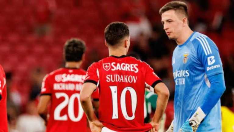 Трубин и Судаков помогли «Бенфике» обыграть «Насьонал» на последних минутах в чемпионате Португалии